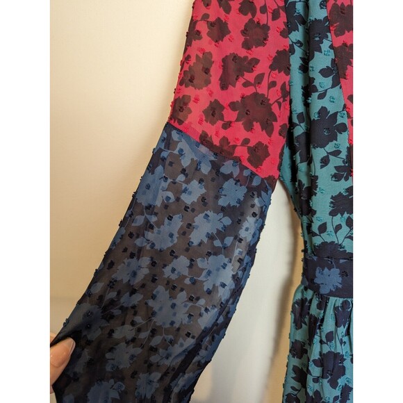 Matilda Jane Women's Multi-color Hi Lo A Little Party Dress #28690D Size S Sheer - Picture 12 of 13